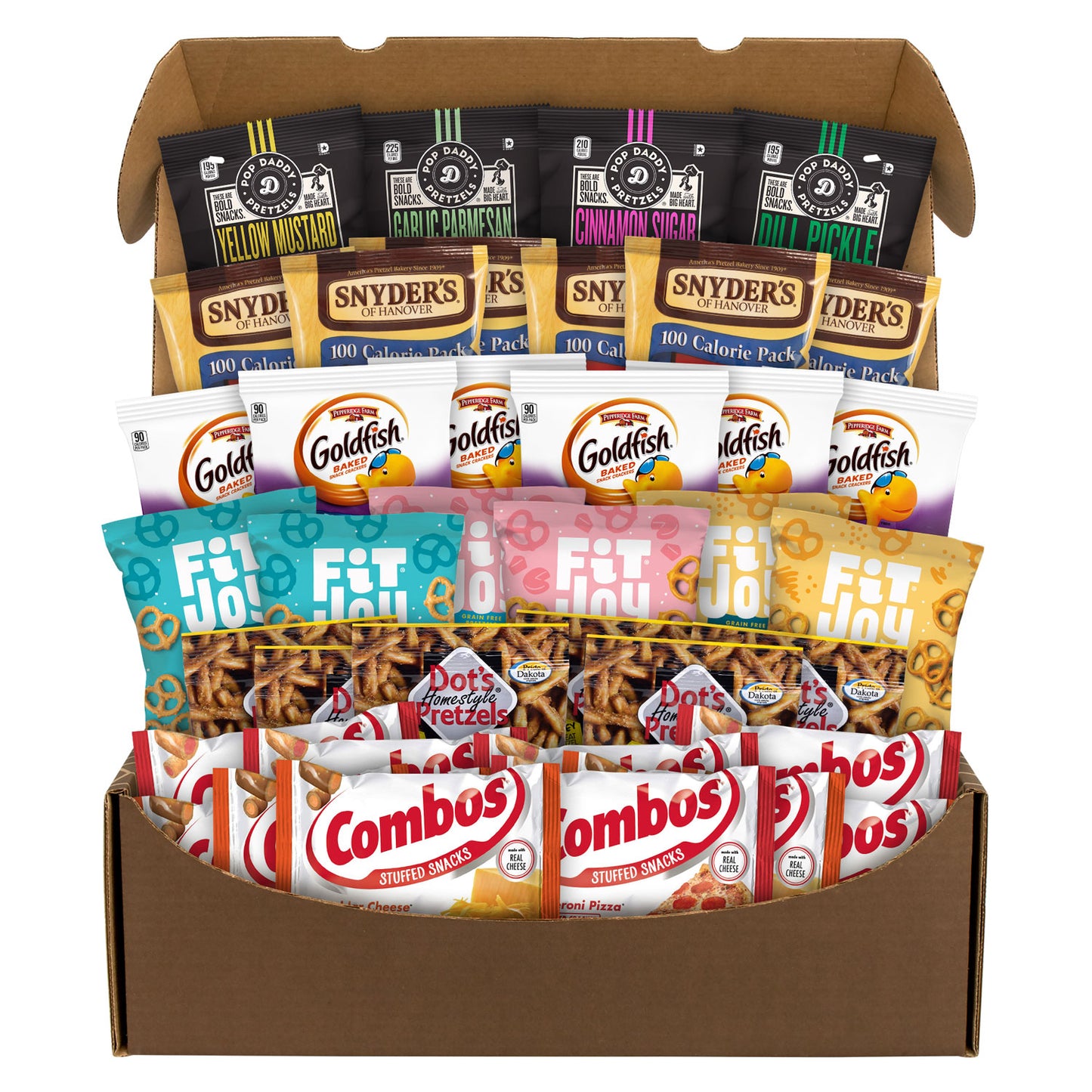 Snack Box Pros Pretzel Lover's Snack Box, 38 Assorted Snacks/Box (70000160)