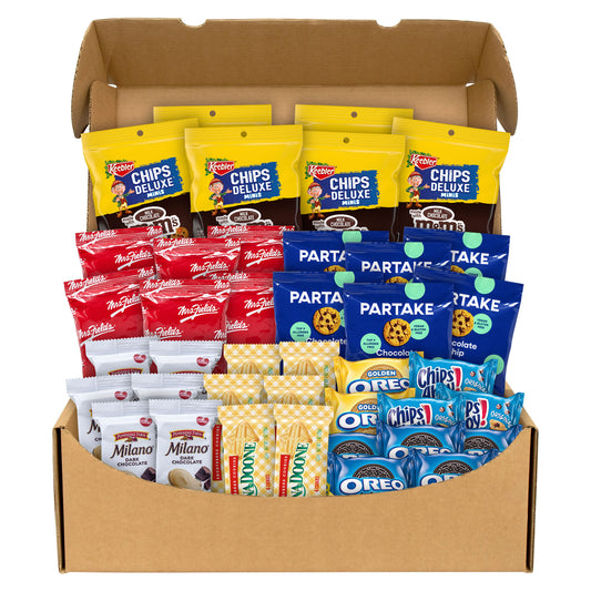 Snack Box Pros Cookie Lover's Snack Box, 40 Assorted Snacks/Box (70000162)