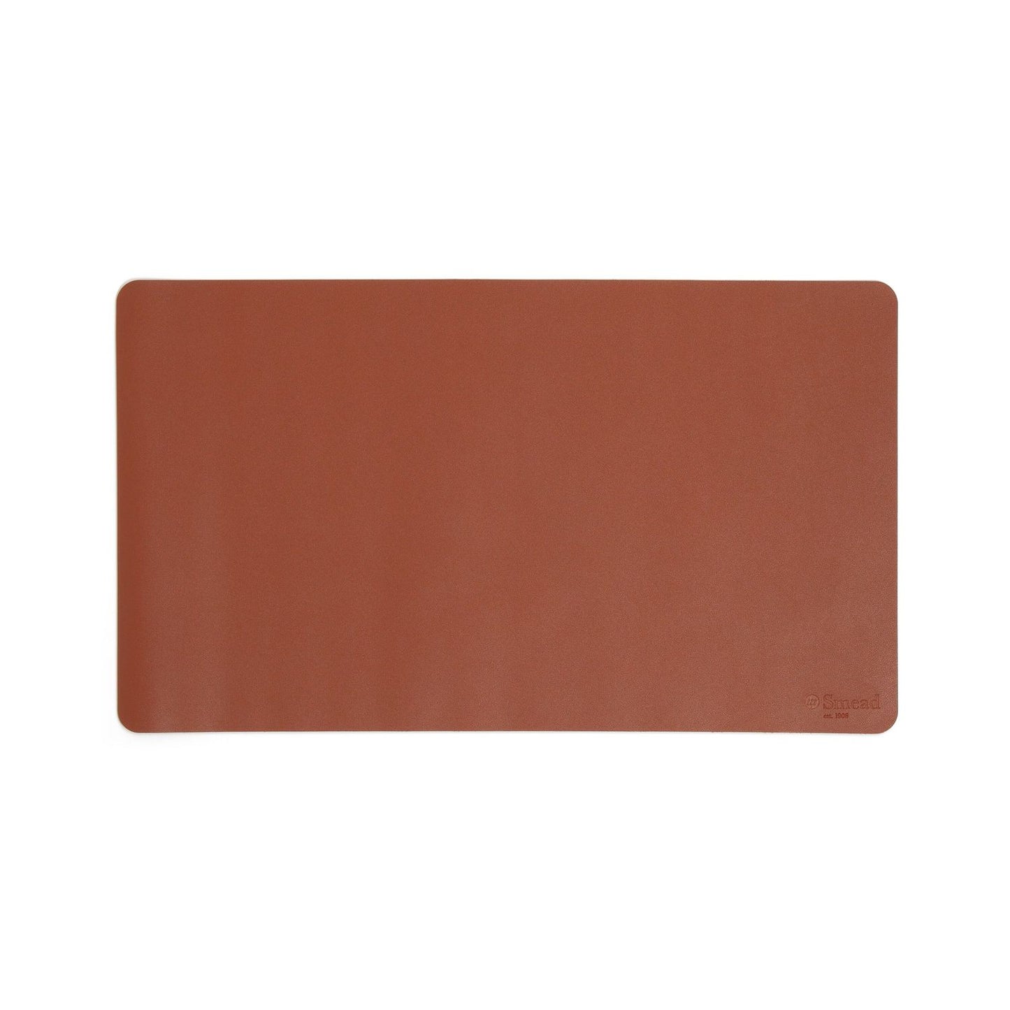 Smead Vegan Leather Desk Pads, 23.6" x 13.7", Brown (64837)