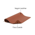 Smead Vegan Leather Desk Pads, 23.6" x 13.7", Brown (64837)