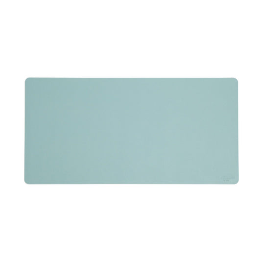 Smead Vegan Leather Desk Pads, 31.5" x 15.7", Light Blue (64835)