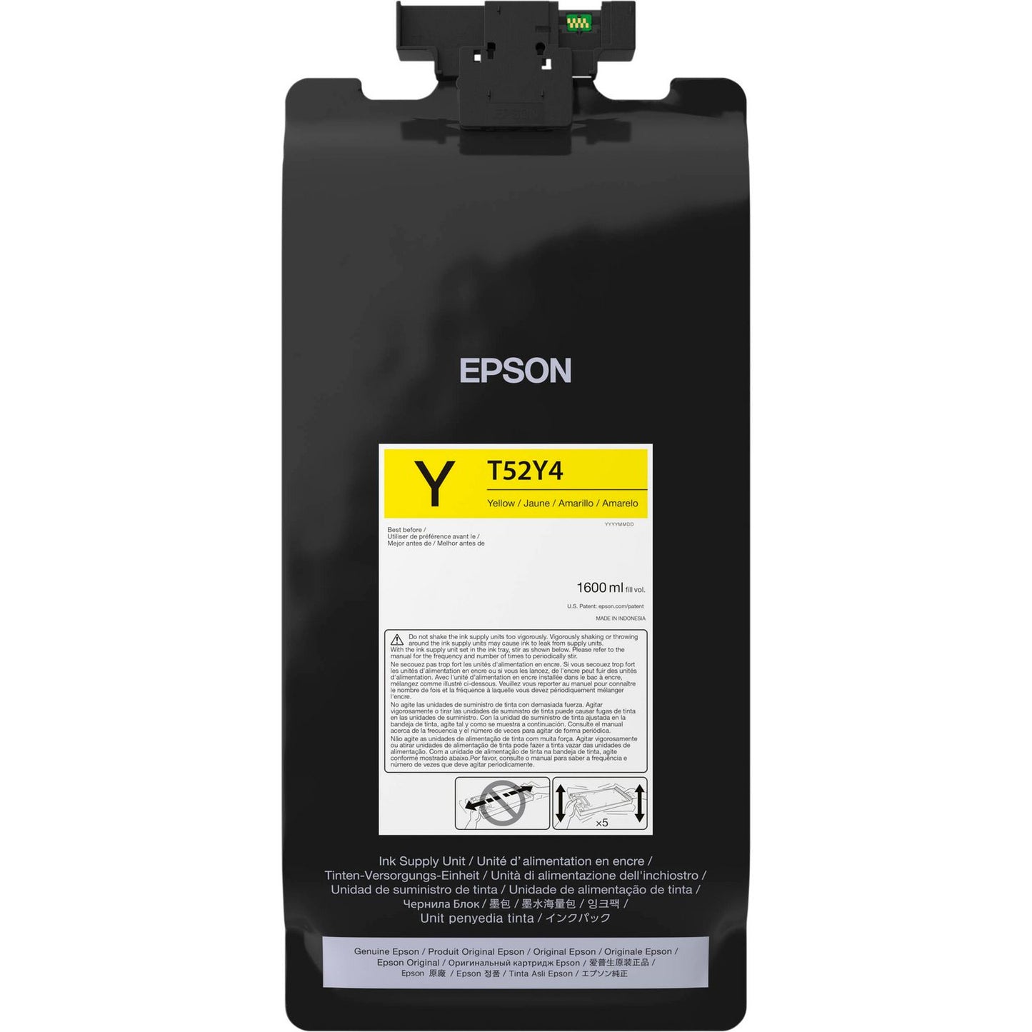 Epson T52Y420 (T52Y) High-Capacity Ink, Yellow