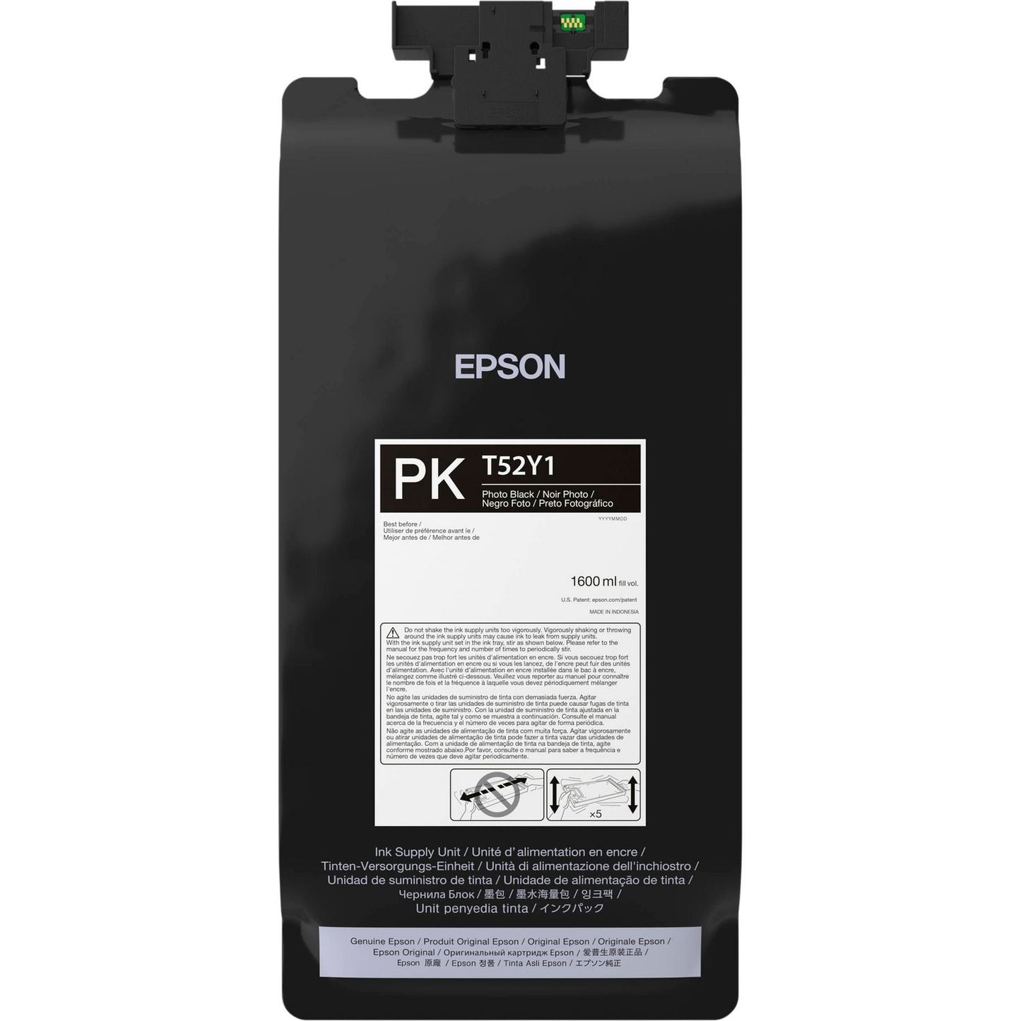 Epson T52Y120 (T52Y) High-Capacity Ink, Photo Black