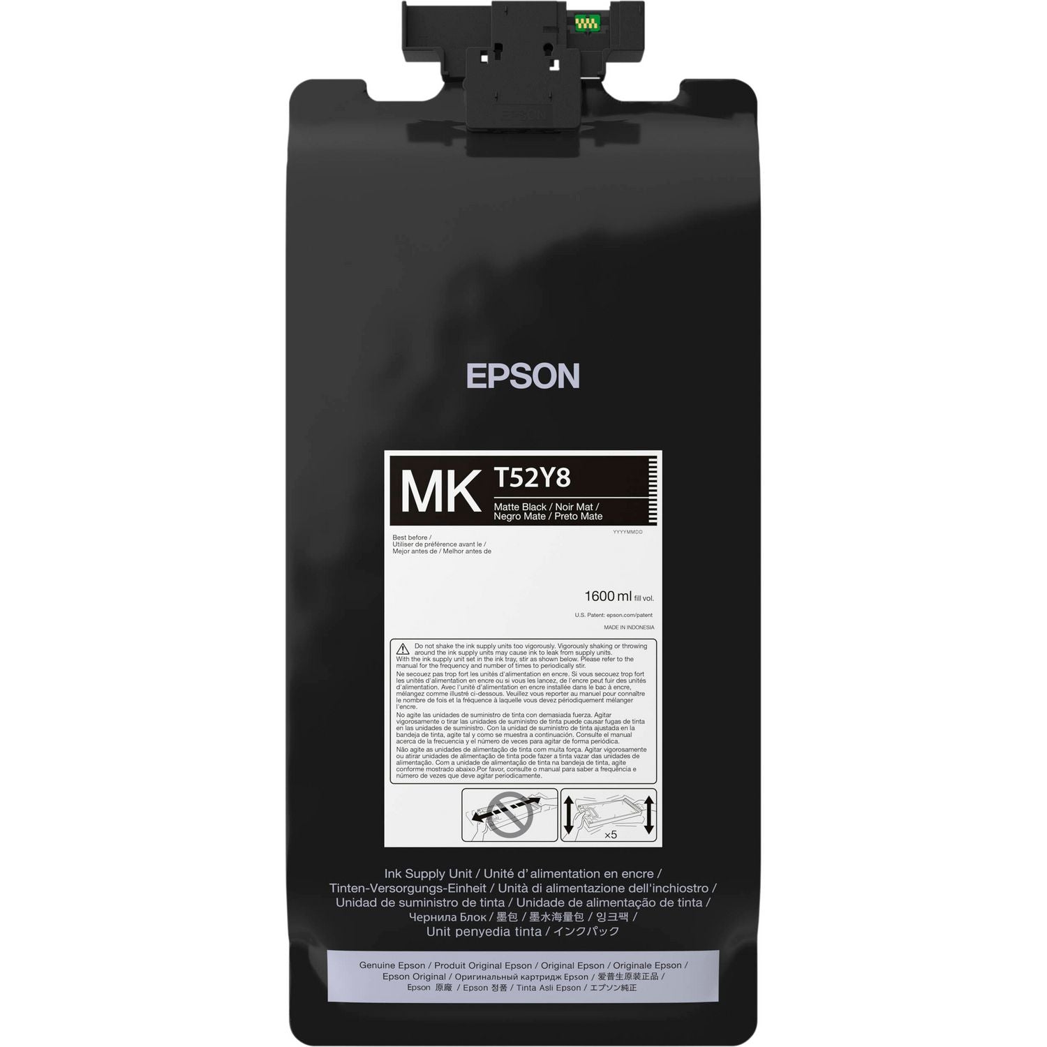 Epson T52Y820 (T52Y) High-Capacity Ink, Matte Black