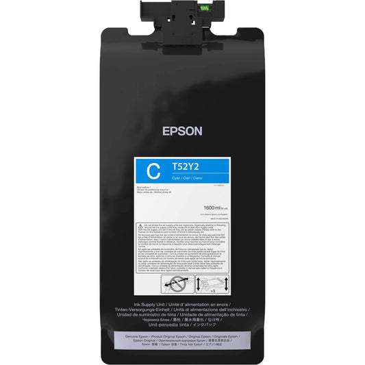 Epson T52Y220 (T52Y) High-Capacity Ink, Cyan