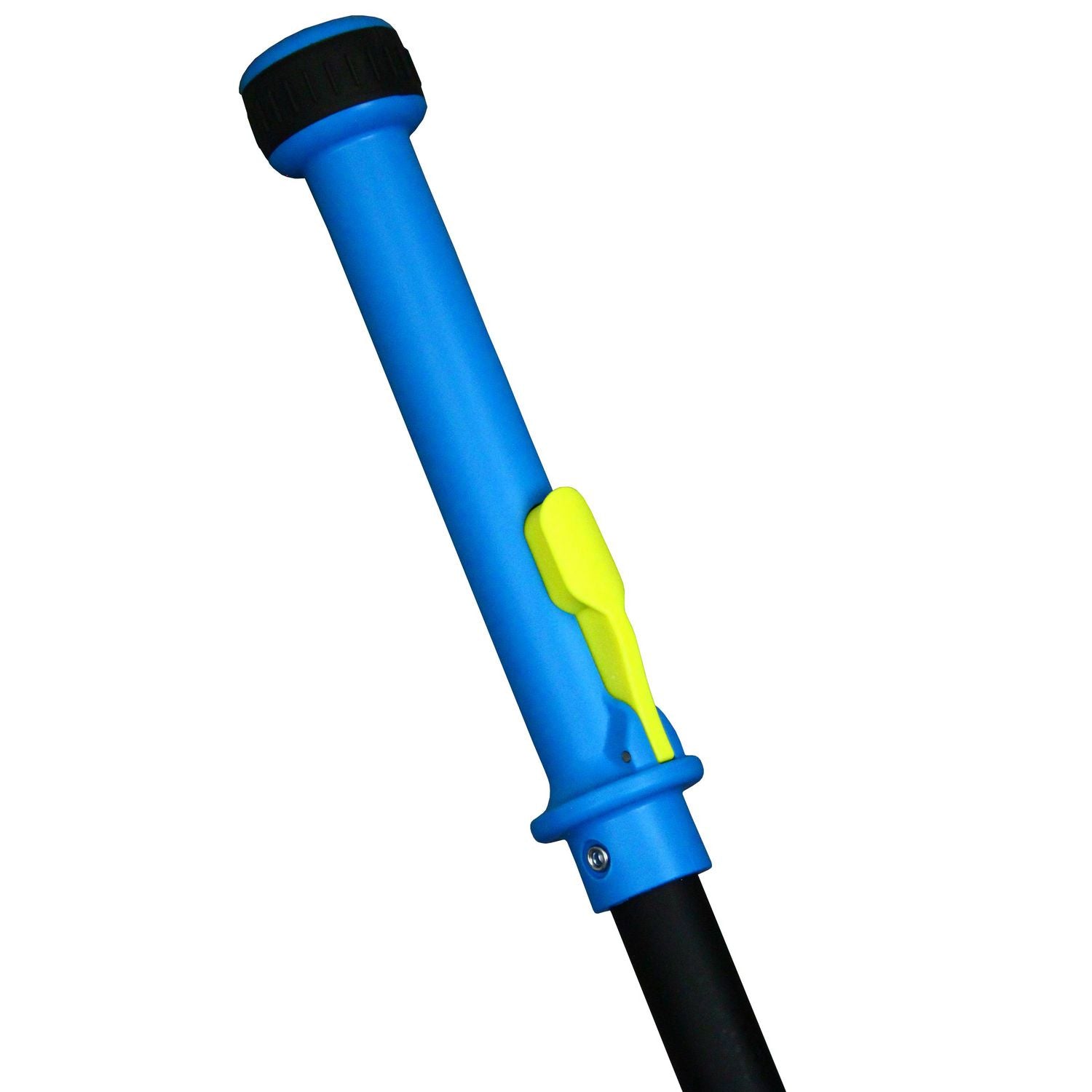 Impact Mopster 2.0 Microfiber Bucketless Mop, 16.25 x 3.25 Blue Microfiber Head, 57" Black Aluminum Handle (T002200)