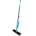 Impact Mopster 2.0 Microfiber Bucketless Mop, 16.25 x 3.25 Blue Microfiber Head, 57" Black Aluminum Handle (T002200)