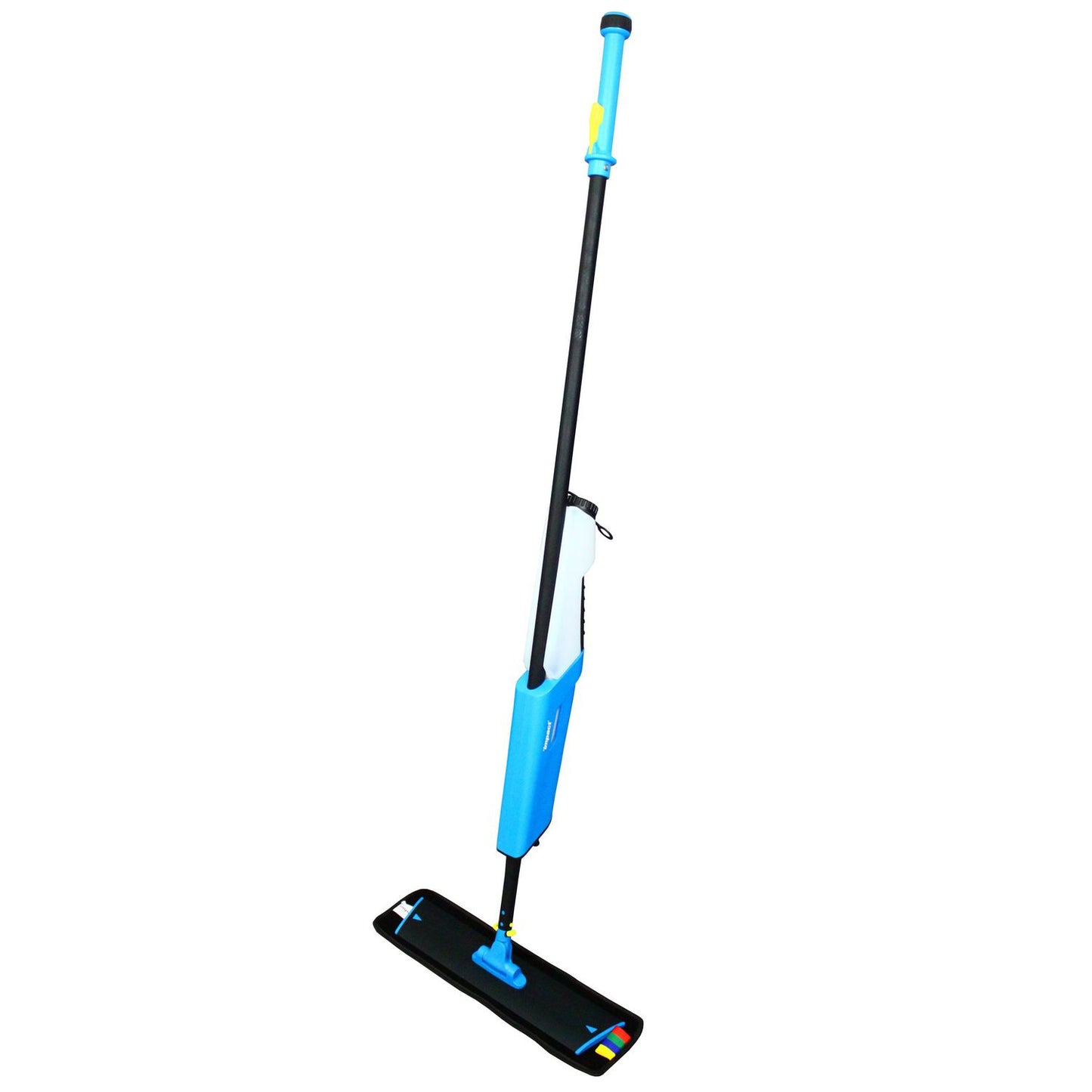 Impact Mopster 2.0 Microfiber Bucketless Mop, 16.25 x 3.25 Blue Microfiber Head, 57" Black Aluminum Handle (T002200)