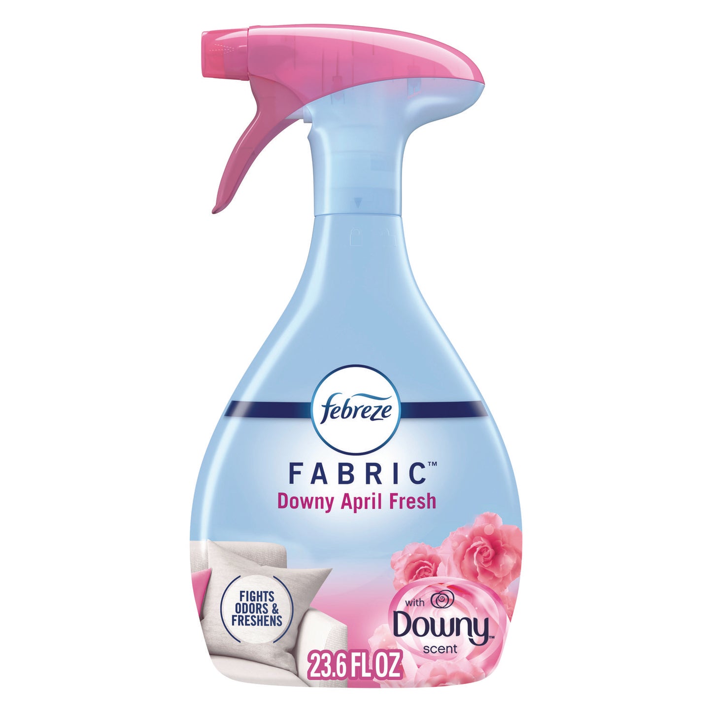 Febreze FABRIC Refresher/Odor Eliminator, Downy April Fresh, 23.6 oz Spray Bottle, 4/Carton (08903)