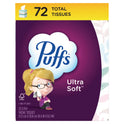 Puffs Ultra Soft Facial Tissue, 2-Ply, White, 72 Sheets/Box (97788BX)