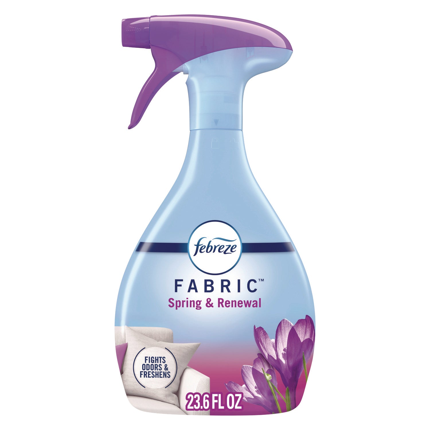 Febreze FABRIC Refresher/Odor Eliminator, Spring and Renewal, 23.6 oz Spray Bottle, 4/Carton (08906)