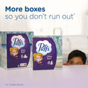 Puffs Ultra Soft Facial Tissue, 2-Ply, White, 72 Sheets/Box, 24 Boxes/Carton (97788)