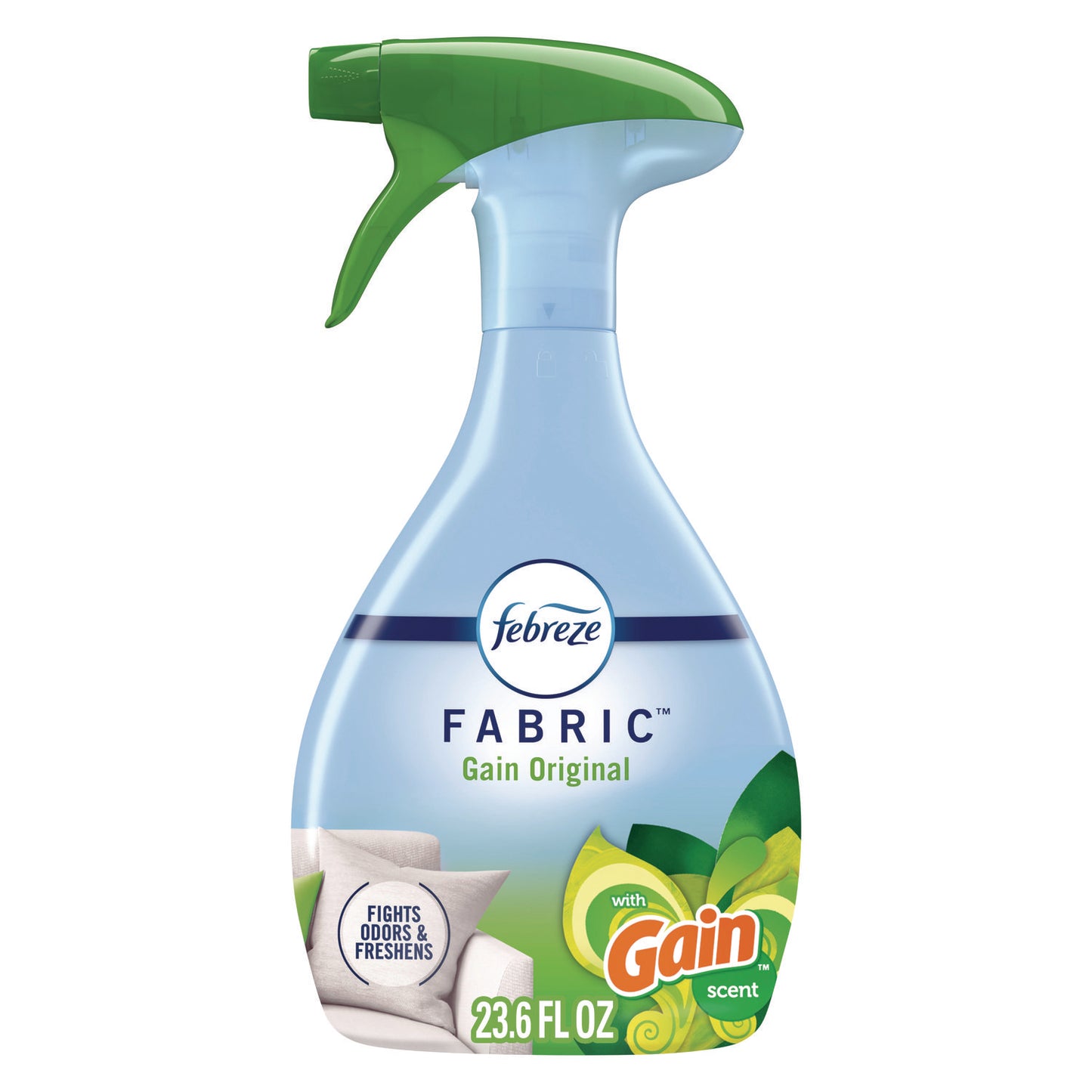 Febreze FABRIC Refresher/Odor Eliminator, Gain Original, 23.6 oz Spray Bottle, 4/Carton (08905)