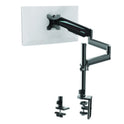 Eureka Single Monitor Arm, For 32" Monitors, 90 deg Rotation, 35 deg Tilt, 360 deg Pan, Black, Supports 17.6 lbs (MA0212P)