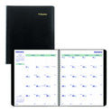 Blueline Plan and Link Monthly Planner, 11" x 9.06", Black Cover, 16-Months: Sept 2024 to Dec 2025 (C151281T)