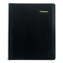 Blueline Plan and Link Monthly Planner, 11" x 9.06", Black Cover, 16-Months: Sept 2024 to Dec 2025 (C151281T)