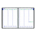 Blueline Plan and Link Weekly Appointment Planner, 11" x 9.06", Black Cover, 12-Month (Jan to Dec): 2025 (C595081T)