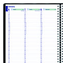 Blueline Plan and Link Weekly Appointment Planner, 11" x 9.06", Black Cover, 12-Month (Jan to Dec): 2025 (C595081T)