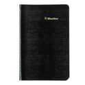 Blueline Plan and Link Weekly Planner, 8" x 5", Black Cover, 12-Month (Jan to Dec): 2025 (C507581T)