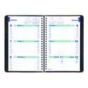 Blueline Plan and Link Weekly Planner, 8" x 5", Black Cover, 12-Month (Jan to Dec): 2025 (C507581T)