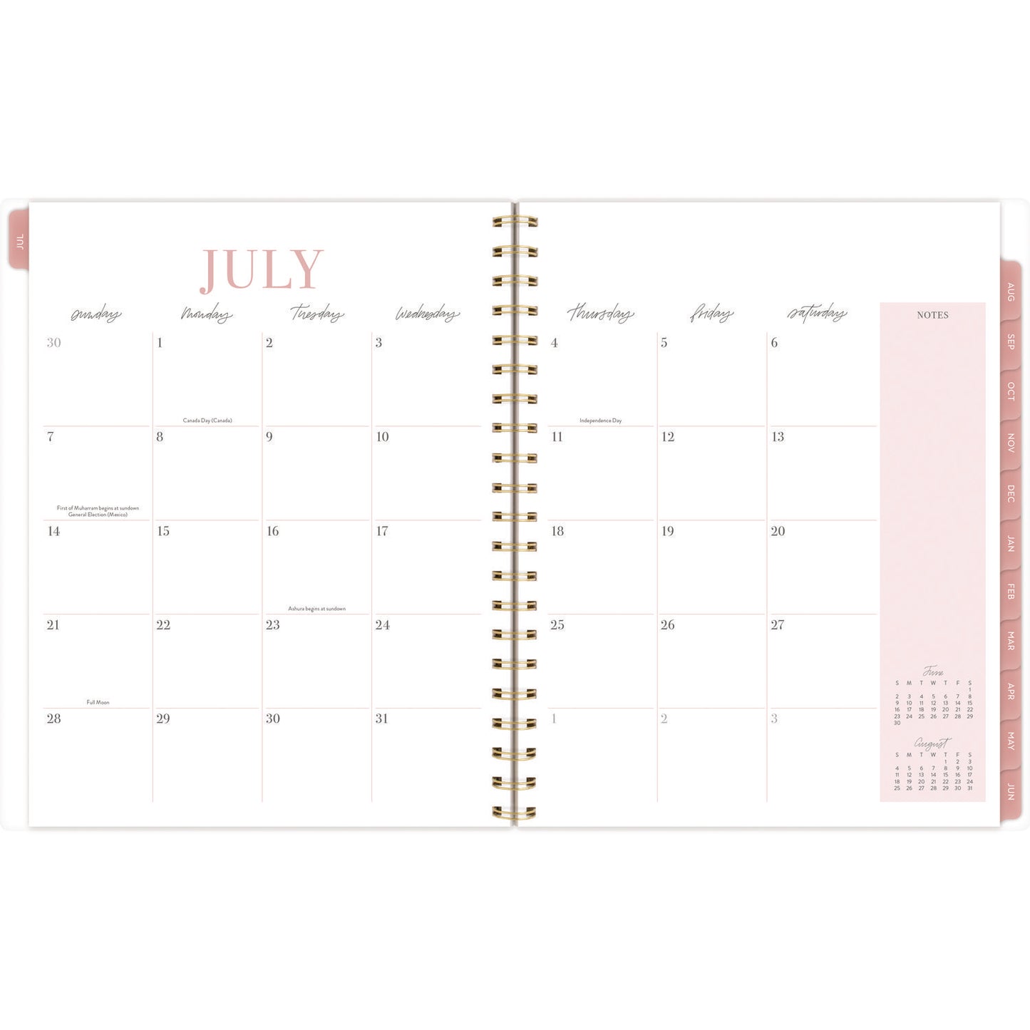 Cambridge Leah Bisch Academic Year Weekly/Monthly Planner, Floral Artwork, 11" x 9.25", Multicolor Cover, 12-Month: July 2024-June 2025 (LB33905A)