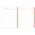 Cambridge Leah Bisch Academic Year Weekly/Monthly Planner, Floral Artwork, 11" x 9.25", Multicolor Cover, 12-Month: July 2024-June 2025 (LB33905A)