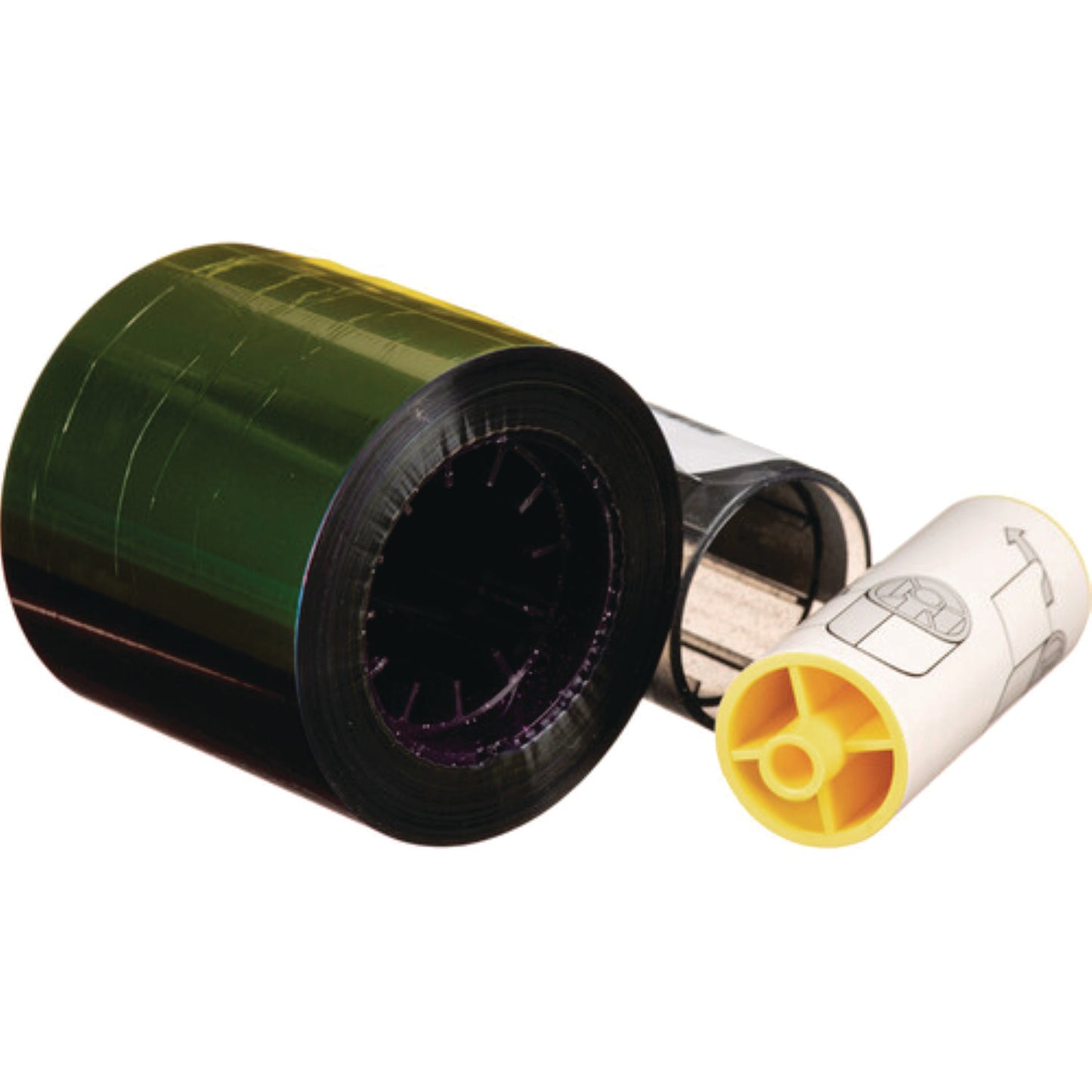 Datacard Entrust Full Color 2-Sided Ribbon Kit, Black/Cyan/Magenta/Yellow/Topcoat Protective Layer (525100005)