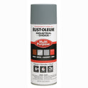 Rust-Oleum Industrial Choice 1600 System Multi-Purpose Enamel Spray Paint, Flat Gray, 12 oz Aerosol Can, 6/Carton (1680830V)