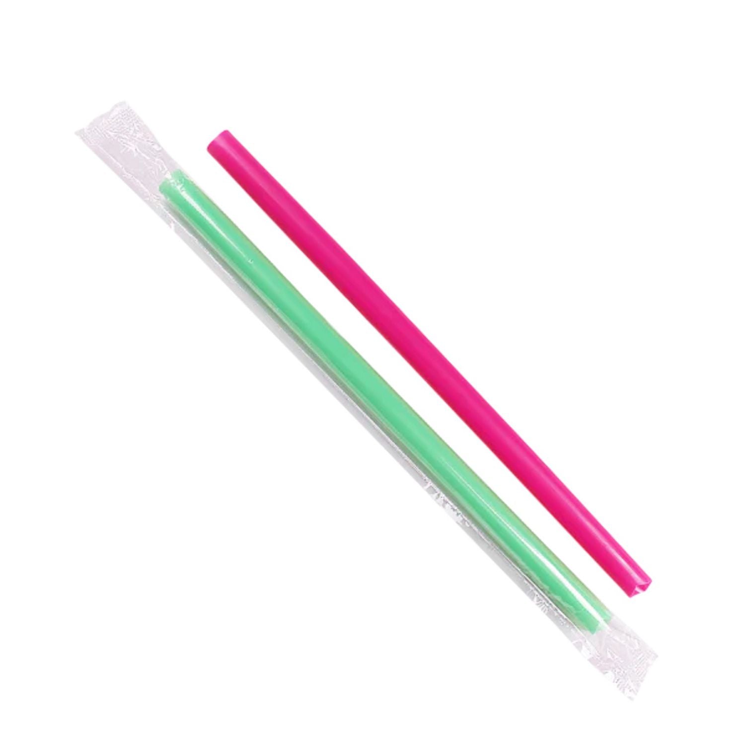 Karat Boba Straws, 9", Assorted, 1,600/Carton (C9060SMIXED)