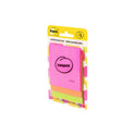 Post-it Transparent Notes, Unruled, 2.88" x 2.88", Assorted Transparent Colors, 36 Sheets/Pad, 3 Pads/Pack (6003COL)