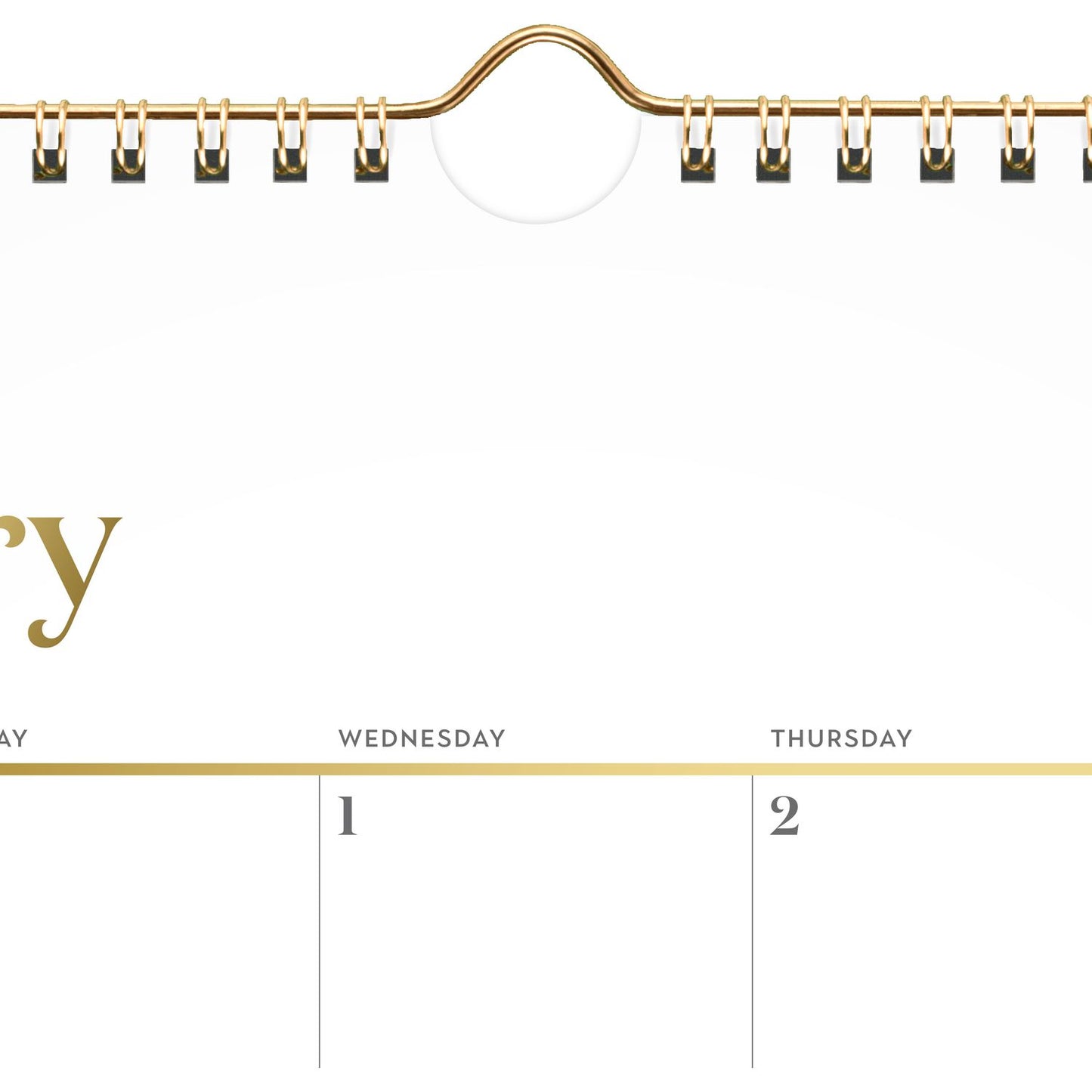 Cambridge WorkStyle Monthly Wall Calendar, 15 x 12, White/Gold Sheets, 12-Month (Jan to Dec): 2025 (1606707)