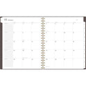 Cambridge Workstyle Monthly Poly Planner, Geometric Artwork, 11 x 8.5, Java Brown/Gold Cover, 12-Month (Jan to Dec): 2025 (160690004)