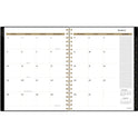 Cambridge Radiate Weekly/Monthly Planner, Stylized Solar-Eclipse Artwork, 11 x 9.25, Black/Gold Cover, 12-Month (Jan to Dec): 2025 (1725905)