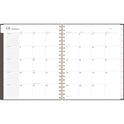 Cambridge Workstyle Weekly/Monthly Planner, 11 x 9.38, Brown/Gold Cover, 12-Month (Jan to Dec): 2025 (160690504)