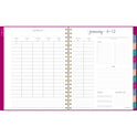 AT-A-GLANCE Harmony Weekly/Monthly Poly Planner, Weekly: Vertical Format, 11 x 9.38, Purple/Gold Cover, 13-Month (Jan to Jan): 2025-2026 (109990556)