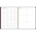 Cambridge Workstyle Monthly Poly Planner, Geometric Artwork, 11 x 8.5, Java Brown/Gold Cover, 12-Month (Jan to Dec): 2025 (160690004)