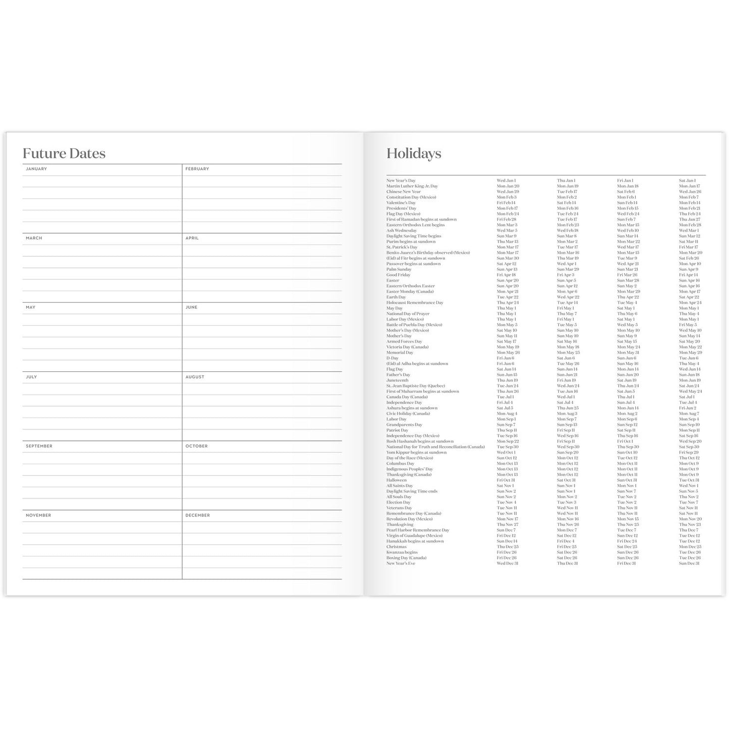 Cambridge Workstyle Monthly Stitched Planner, Geometric Artwork, 11 x 8.5, Seaside Blue/Gold Cover, 12-Month (Jan to Dec): 2025 (160609112)