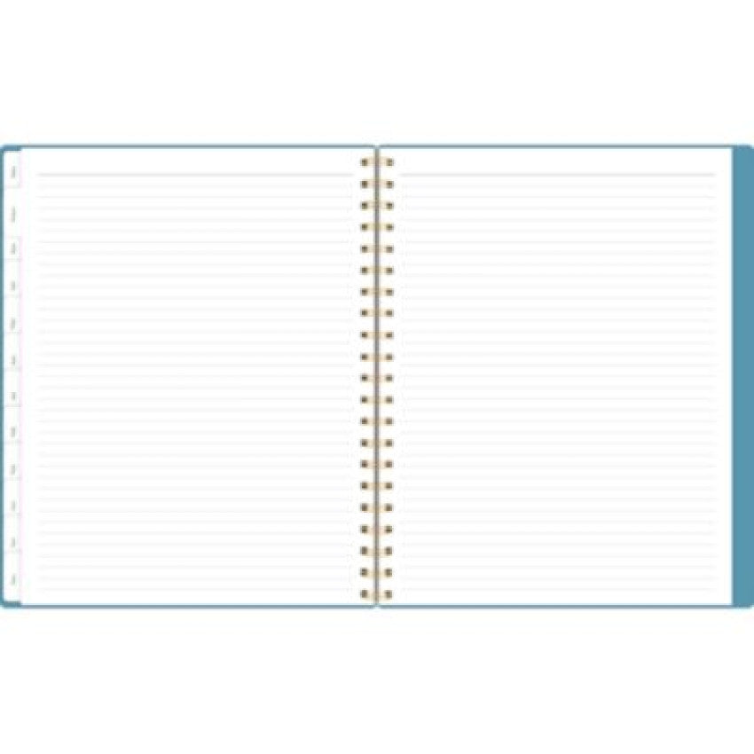 Cambridge Workstyle Weekly/Monthly Planner, Geometric Artwork, 11 x 9.38, Blue/Gold Cover, 12-Month (Jan to Dec): 2025 (160690512)