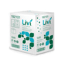 Livi Ultra Premium Facial Tissue, 2-Ply, White, Cube Box, 80 Sheets/Box, 4 Boxes/Pack, 6 Packs/Carton (192101)