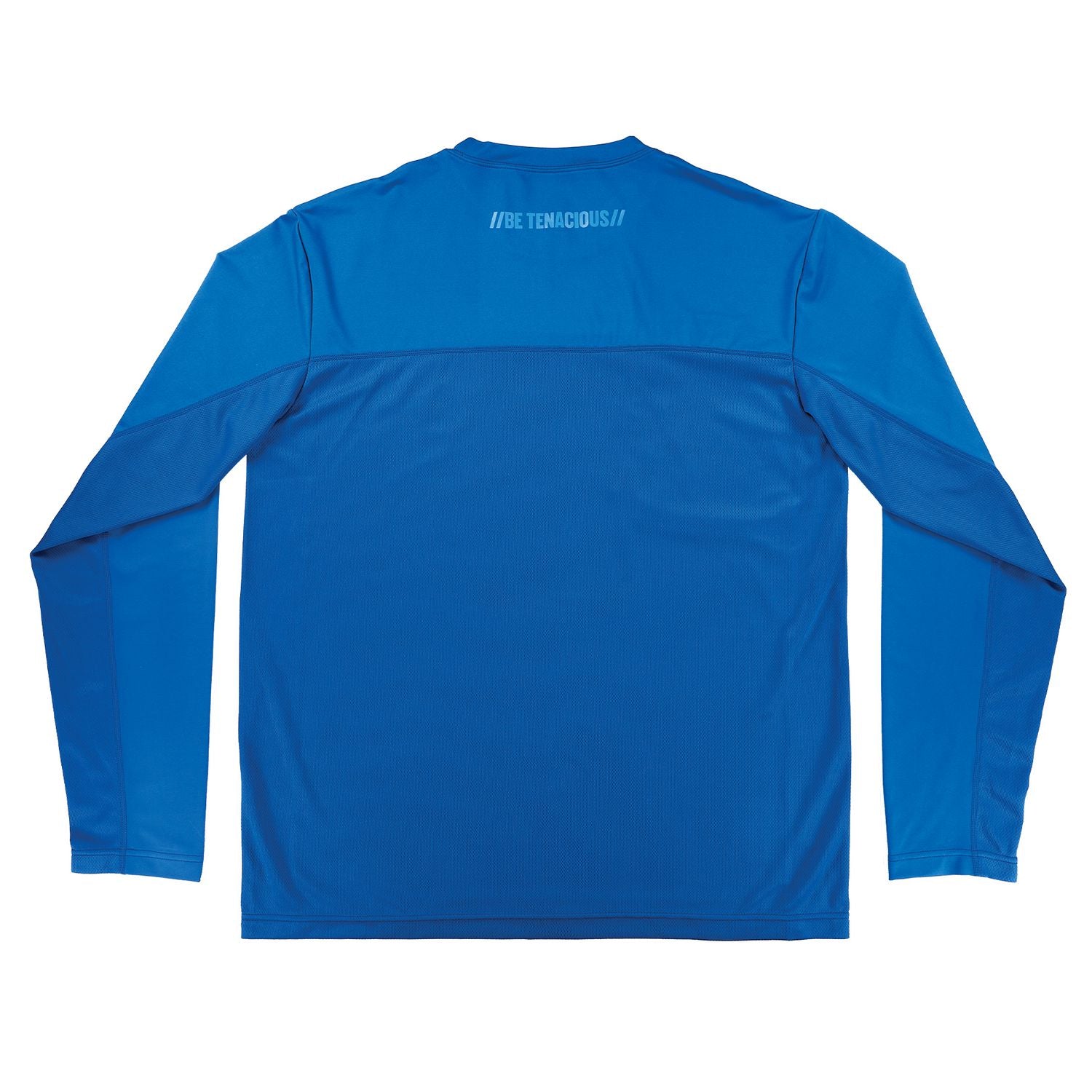 ergodyne Chill-Its 6689 Cooling Long Sleeve Sun Shirt with UV Protection, Large, Blue (12154)