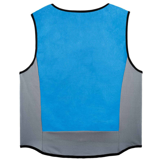 ergodyne Chill-Its 6667 Wet Evaporative PVA Cooling Vest with Zipper, PVA, 5X-Large, Blue (12707)