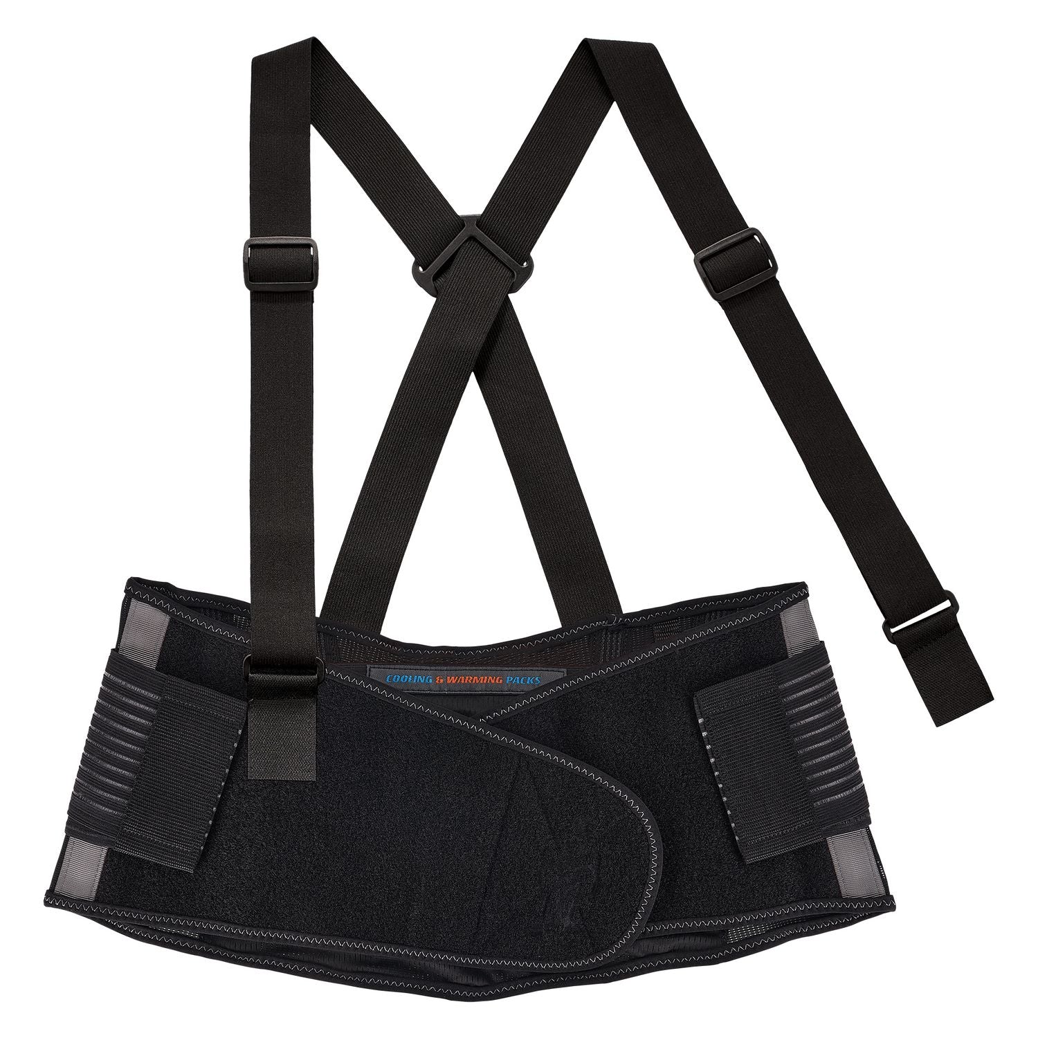 ergodyne Proflex 1675 Back Support Brace with Cooling/Warming Pack, X-Large, 38" to 42" Waist, Black (11123)