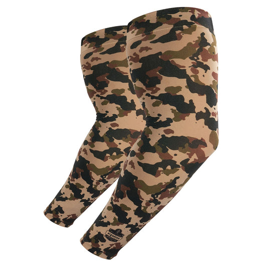 ergodyne Chill-Its 6695 Sun Protection Arm Sleeves, Polyester/Spandex, Medium/Large, Camo (12191)