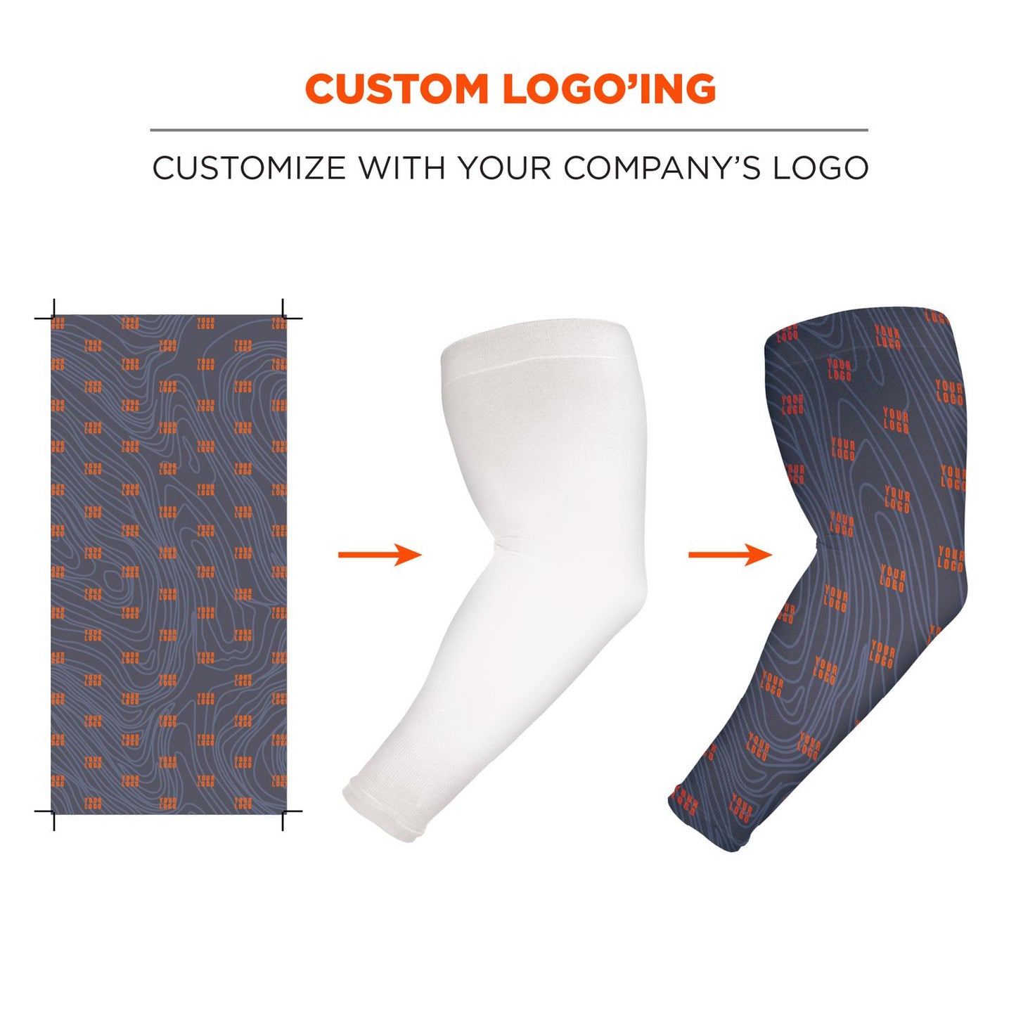 ergodyne Chill-Its 6695 Sun Protection Arm Sleeves, Polyester/Spandex, X-Large/2X-Large, Camo (12192)