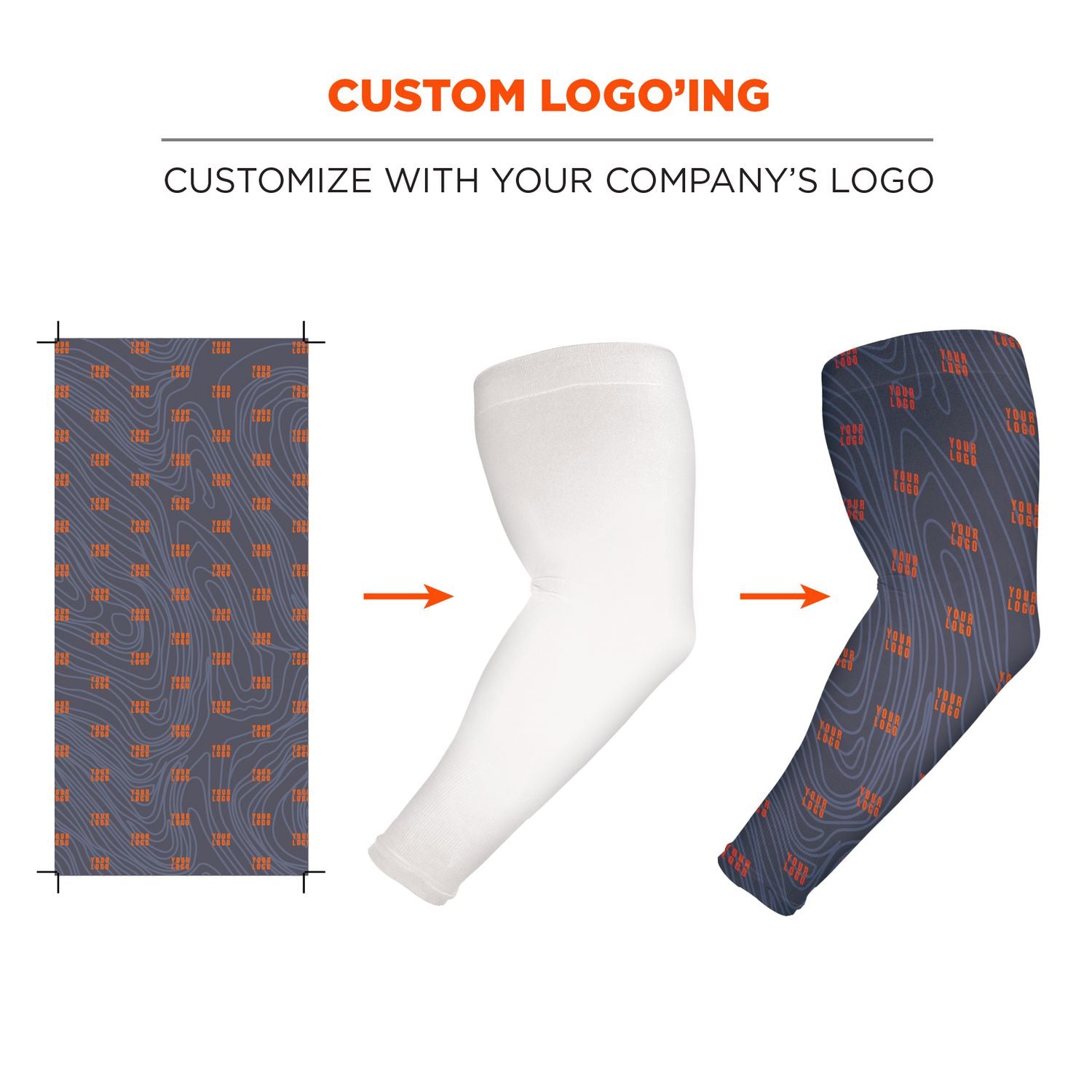 ergodyne Chill-Its 6695 Sun Protection Arm Sleeves, Polyester/Spandex, X-Large/2X-Large, Camo (12192)