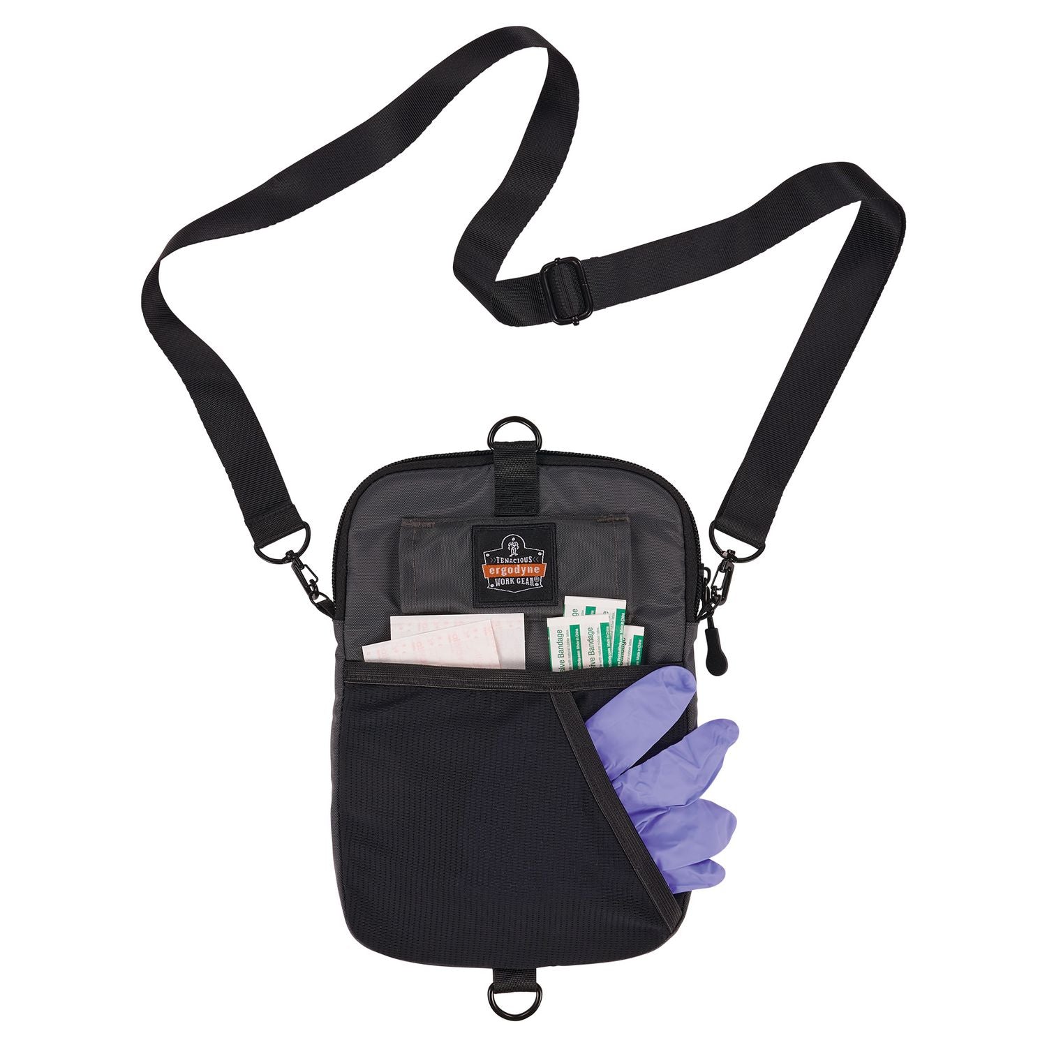 ergodyne Arsenal 5717 Convertible Nurse Belt Bag, 10 Compartments, 7 x 10, Nylon, Black (13720)