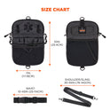 ergodyne Arsenal 5717 Convertible Nurse Belt Bag, 10 Compartments, 7 x 10, Nylon, Black (13720)