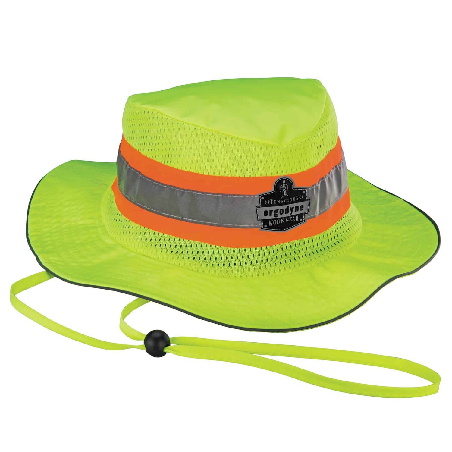 ergodyne Chill-Its 8935CT Hi-Vis PVA Ranger Sun Hat, Polyester/PVA, 2X-Large/3X-Large, Lime (12600)