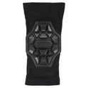 ergodyne ProFlex 550 Padded Knee Sleeves with 3-Layer Foam Cap, Slip-On, Medium/Large, Black, Pair (18551)