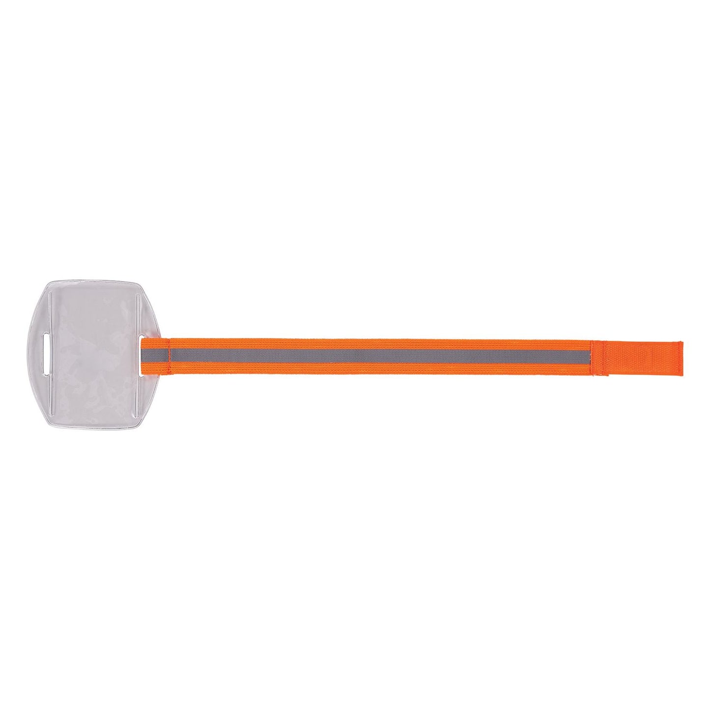 ergodyne Squids 3386 Arm Band ID/Badge Holder, Vertical, Hi-Vis Orange, 3.75 x 4.25 Holder, 2.5 x 4 Insert, 10/Pack (19976)